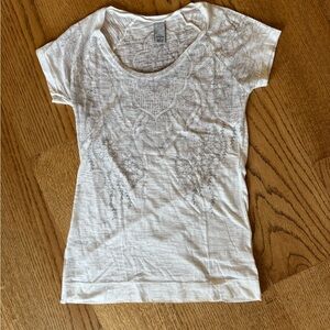 Prana Women's White Graphic Tee